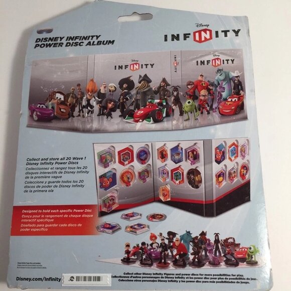 Power Discs Disney Infinity Album Wave 1 Holder Power Disc Album Holds 20 - Picture 2 of 7